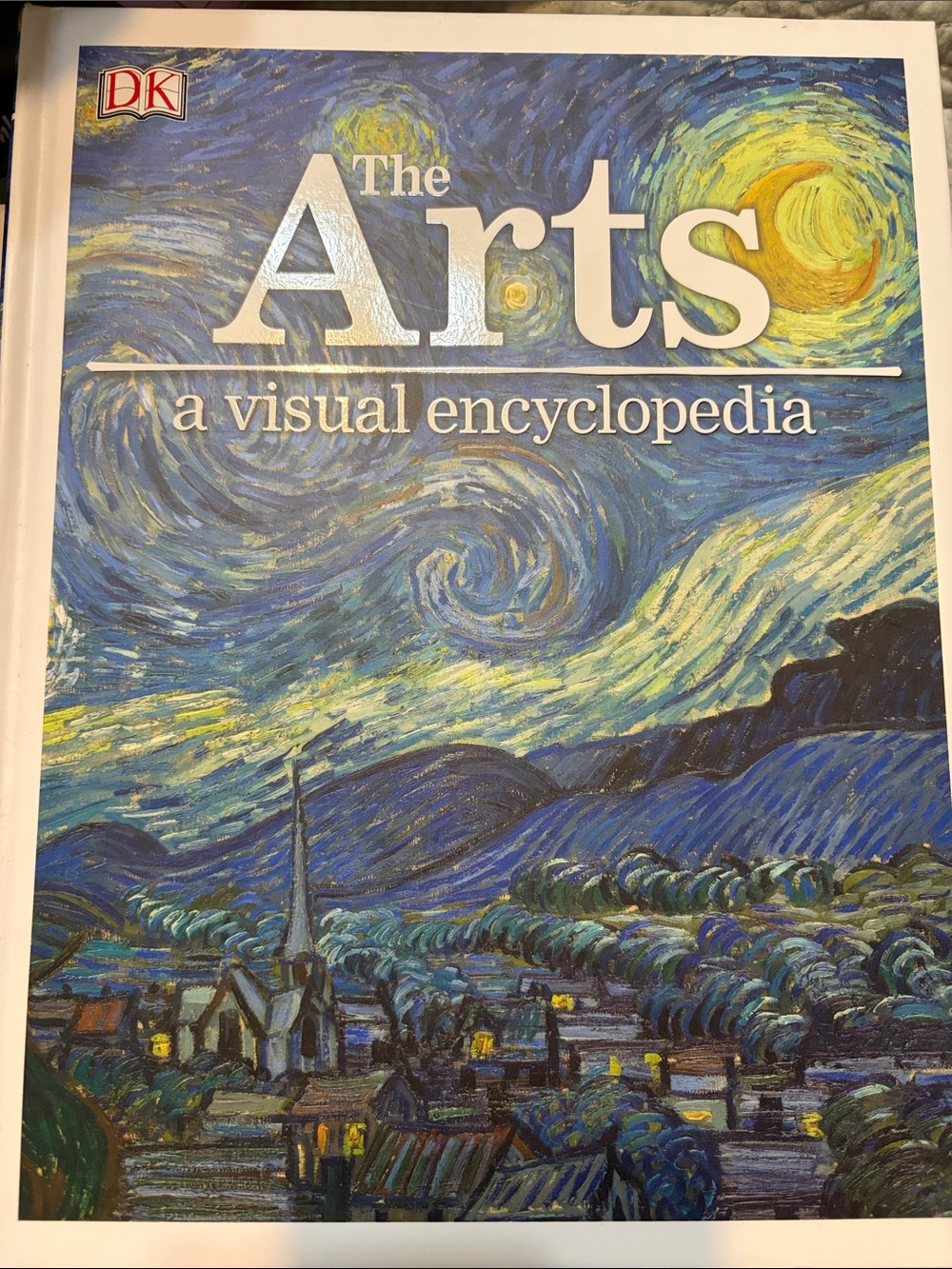 The Arts Visual Encyclopedia - Blue Illustrated Cover